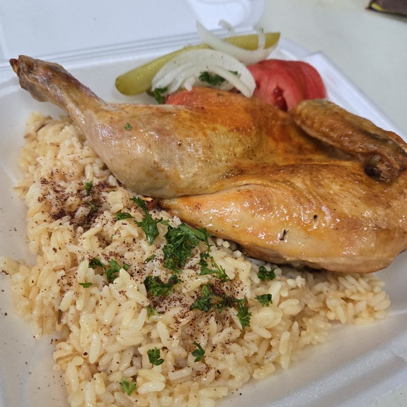 Chicken over rice